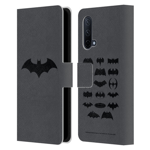 Batman DC Comics Logos Hush Leather Book Wallet Case Cover For OnePlus Nord CE 5G