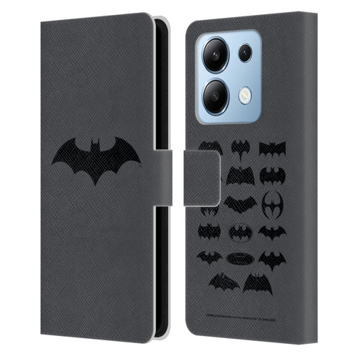 Batman DC Comics Logos Hush Leather Book Wallet Case Cover For Xiaomi Redmi Note 13/13 Pro 5G