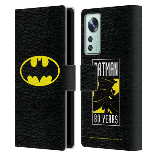 Batman DC Comics Logos Classic Leather Book Wallet Case Cover For Xiaomi 12