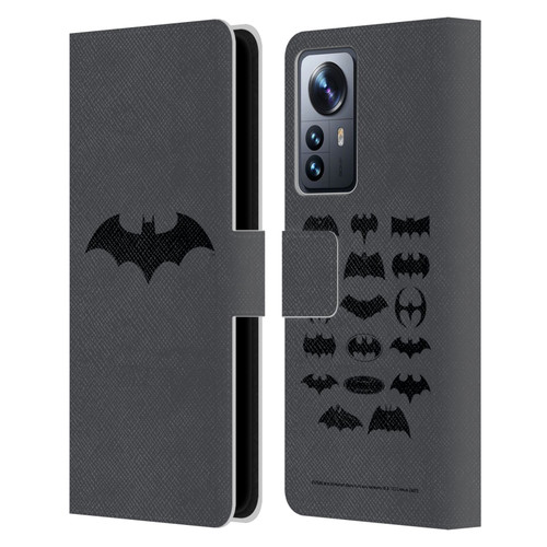 Batman DC Comics Logos Hush Leather Book Wallet Case Cover For Xiaomi 12 Pro