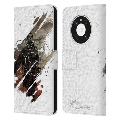 Liam Gallagher Graphics Concert Leather Book Wallet Case Cover For Huawei Mate 40 Pro 5G