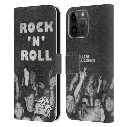Liam Gallagher Graphics Album Cover Leather Book Wallet Case Cover For Apple iPhone 15 Pro Max