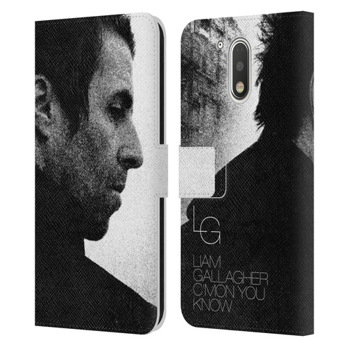Liam Gallagher Graphics C'mon You Know Album Leather Book Wallet Case Cover For Motorola Moto G41