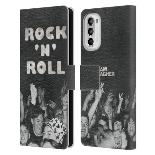 Liam Gallagher Graphics Album Cover Leather Book Wallet Case Cover For Motorola Moto G52