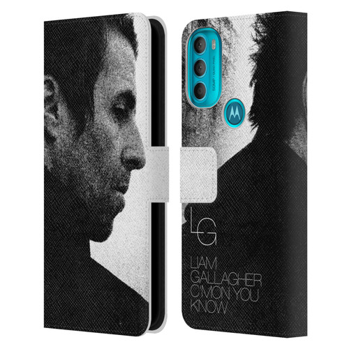 Liam Gallagher Graphics C'mon You Know Album Leather Book Wallet Case Cover For Motorola Moto G71 5G
