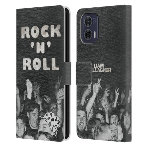 Liam Gallagher Graphics Album Cover Leather Book Wallet Case Cover For Motorola Moto G73 5G