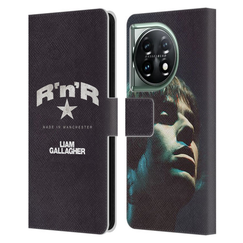 Liam Gallagher Graphics R 'N' R Star Leather Book Wallet Case Cover For OnePlus 11 5G
