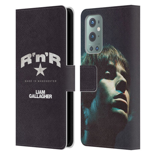 Liam Gallagher Graphics R 'N' R Star Leather Book Wallet Case Cover For OnePlus 9