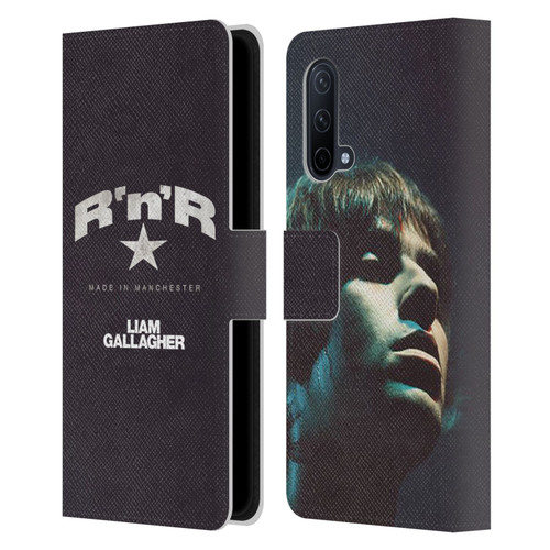Liam Gallagher Graphics R 'N' R Star Leather Book Wallet Case Cover For OnePlus Nord CE 5G