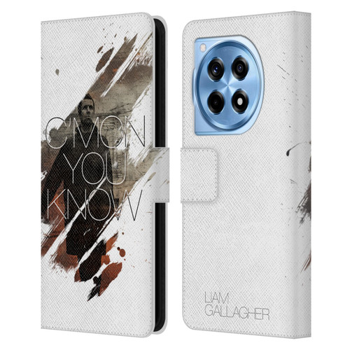 Liam Gallagher Graphics Concert Leather Book Wallet Case Cover For OnePlus 12R