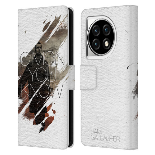 Liam Gallagher Graphics Concert Leather Book Wallet Case Cover For OPPO OnePlus Ace 3 5G