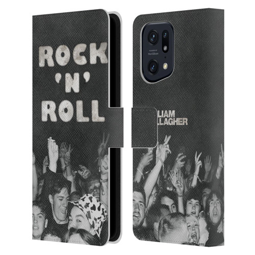 Liam Gallagher Graphics Album Cover Leather Book Wallet Case Cover For OPPO Find X5 Pro