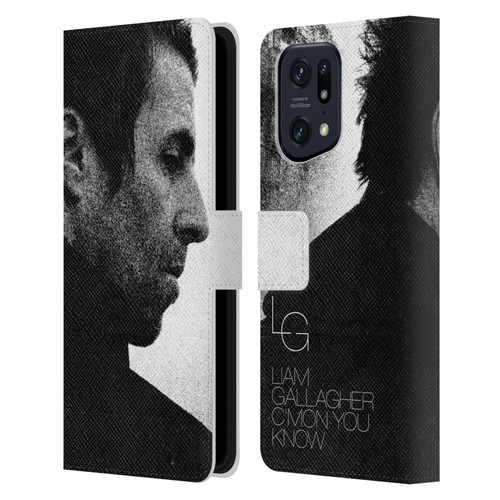 Liam Gallagher Graphics C'mon You Know Album Leather Book Wallet Case Cover For OPPO Find X5 Pro