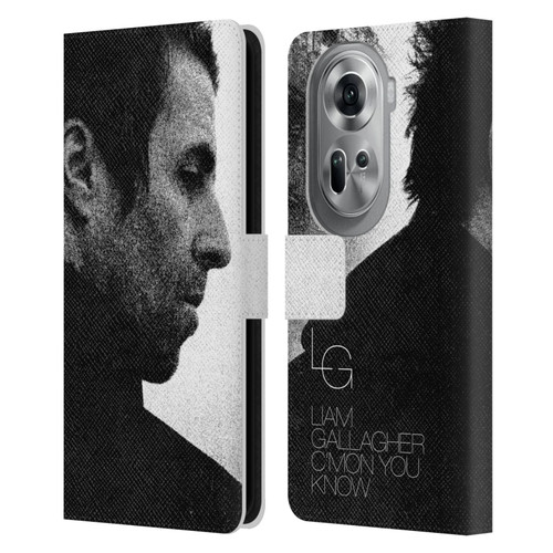 Liam Gallagher Graphics C'mon You Know Album Leather Book Wallet Case Cover For OPPO Reno11 Pro