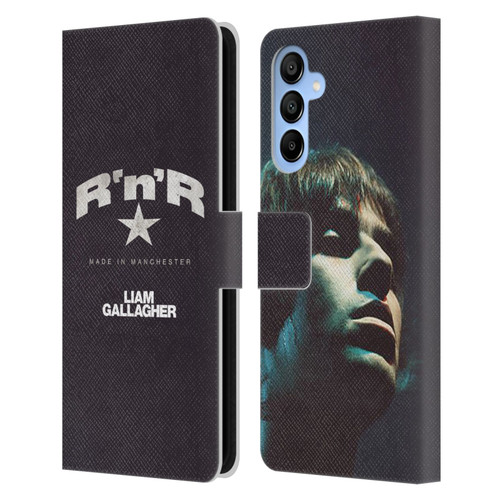 Liam Gallagher Graphics R 'N' R Star Leather Book Wallet Case Cover For Samsung Galaxy A16 5G