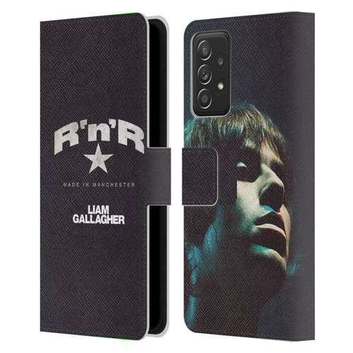 Liam Gallagher Graphics R 'N' R Star Leather Book Wallet Case Cover For Samsung Galaxy A53 5G (2022)
