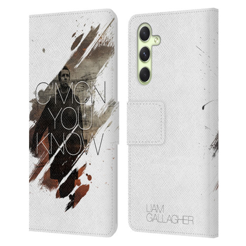 Liam Gallagher Graphics Concert Leather Book Wallet Case Cover For Samsung Galaxy A54 5G