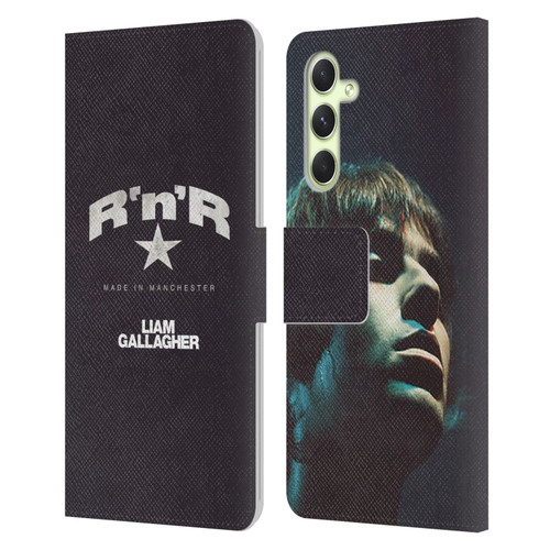 Liam Gallagher Graphics R 'N' R Star Leather Book Wallet Case Cover For Samsung Galaxy A54 5G