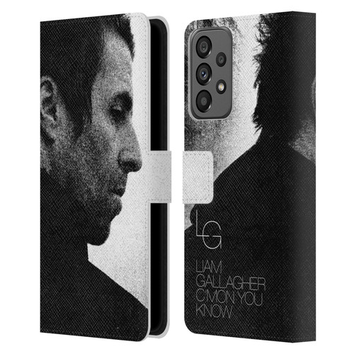 Liam Gallagher Graphics C'mon You Know Album Leather Book Wallet Case Cover For Samsung Galaxy A73 5G (2022)