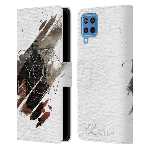 Liam Gallagher Graphics C'mon You Know Leather Book Wallet Case Cover For Samsung Galaxy F22 (2021)
