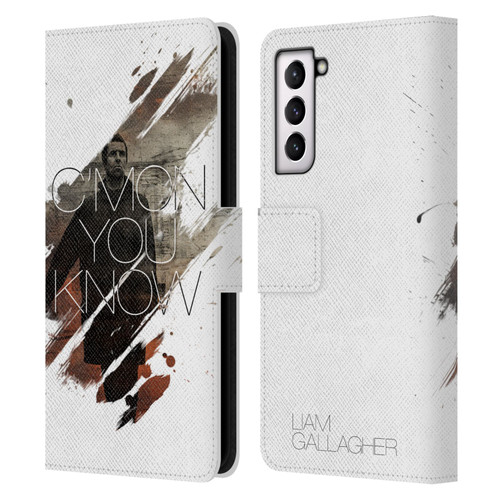 Liam Gallagher Graphics Concert Leather Book Wallet Case Cover For Samsung Galaxy S21 5G