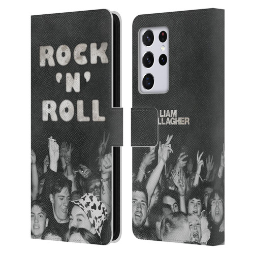 Liam Gallagher Graphics Album Cover Leather Book Wallet Case Cover For Samsung Galaxy S21 Ultra 5G