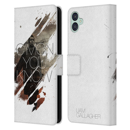 Liam Gallagher Graphics C'mon You Know Leather Book Wallet Case Cover For Samsung Galaxy M04 5G / A04e