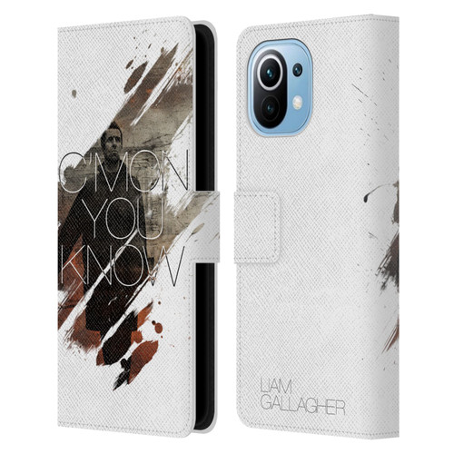 Liam Gallagher Graphics C'mon You Know Leather Book Wallet Case Cover For Xiaomi Mi 11