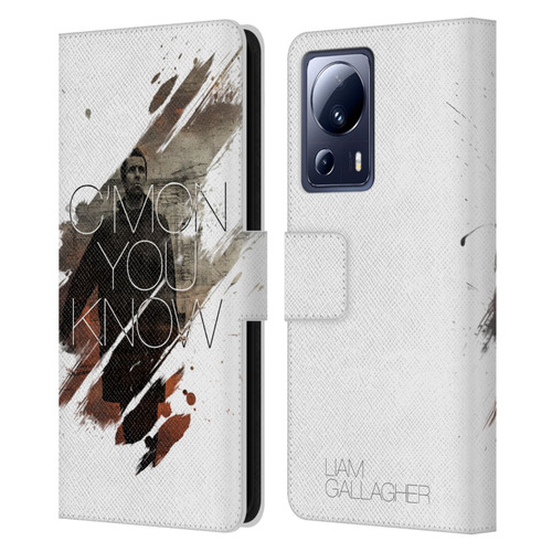 Liam Gallagher Graphics Concert Leather Book Wallet Case Cover For Xiaomi 13 Lite 5G