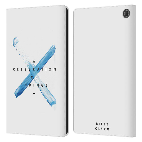 Biffy Clyro Graphics A Celebration Of Endings Leather Book Wallet Case Cover For Amazon Fire Max 11 2023