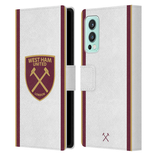 West Ham United FC 2024/25 Crest Kit Third Leather Book Wallet Case Cover For OnePlus Nord 2 5G