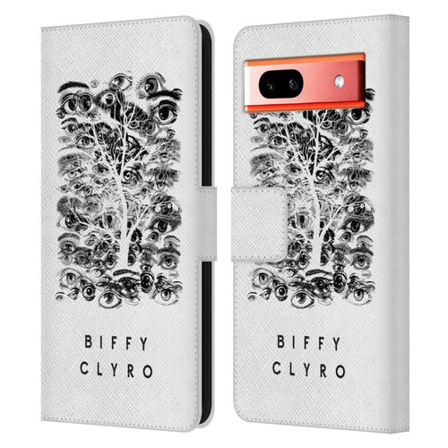 Biffy Clyro Graphics Eyes Leather Book Wallet Case Cover For Google Pixel 7a