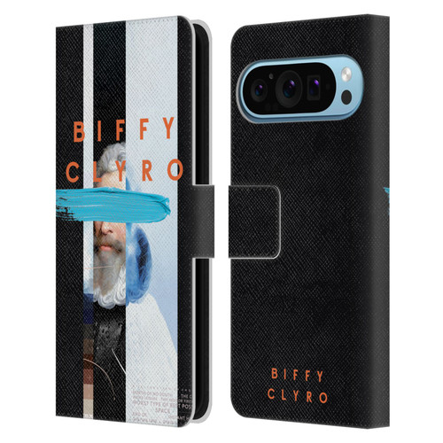 Biffy Clyro Graphics A Celebration Of Endings Album Leather Book Wallet Case Cover For Google Pixel 9 / Pixel 9 Pro