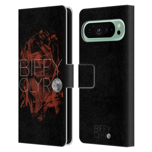 Biffy Clyro Graphics Red Leather Book Wallet Case Cover For Google Pixel 9 Pro XL
