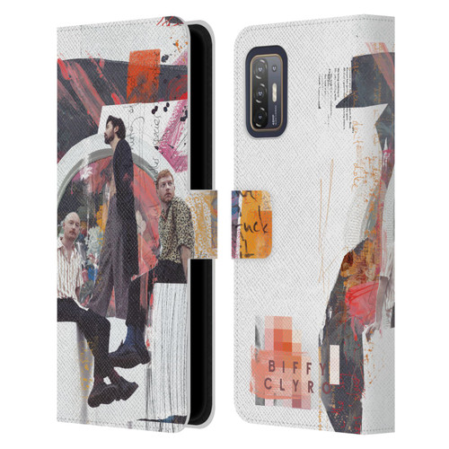 Biffy Clyro Graphics Band Art Leather Book Wallet Case Cover For HTC Desire 21 Pro 5G