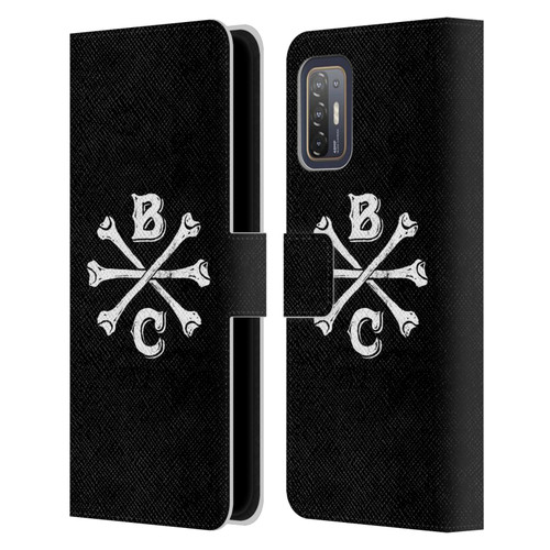 Biffy Clyro Graphics Bones Logo Leather Book Wallet Case Cover For HTC Desire 21 Pro 5G