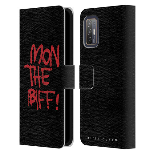 Biffy Clyro Graphics Mon The Biff Leather Book Wallet Case Cover For HTC Desire 21 Pro 5G