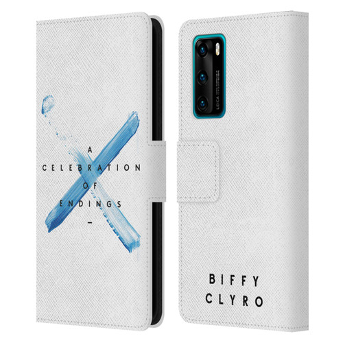 Biffy Clyro Graphics A Celebration Of Endings Leather Book Wallet Case Cover For Huawei P40 5G