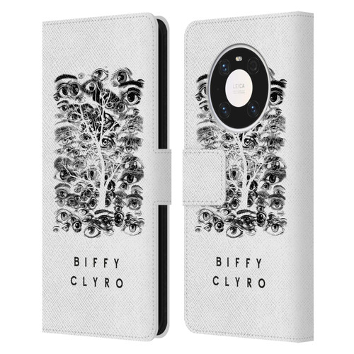 Biffy Clyro Graphics Eyes Leather Book Wallet Case Cover For Huawei Mate 40 Pro 5G