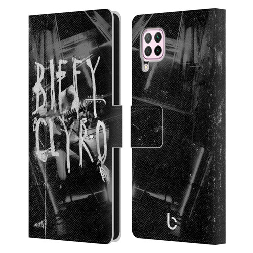 Biffy Clyro Graphics Black White Leather Book Wallet Case Cover For Huawei Nova 6 SE / P40 Lite