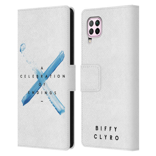 Biffy Clyro Graphics A Celebration Of Endings Leather Book Wallet Case Cover For Huawei Nova 6 SE / P40 Lite