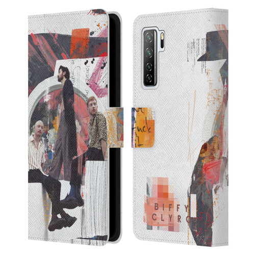 Biffy Clyro Graphics Band Art Leather Book Wallet Case Cover For Huawei Nova 7 SE/P40 Lite 5G