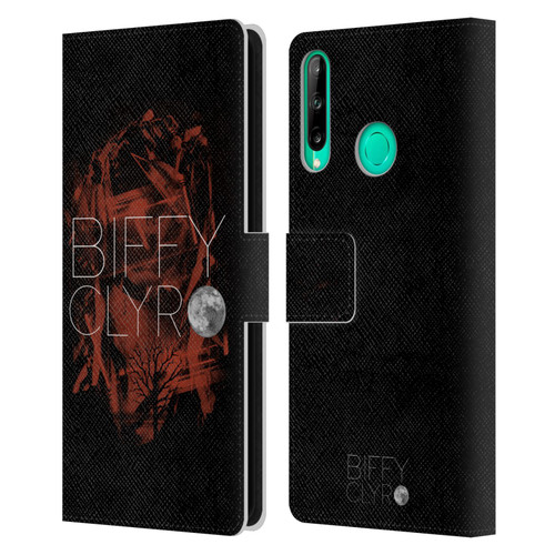 Biffy Clyro Graphics Red Leather Book Wallet Case Cover For Huawei P40 lite E
