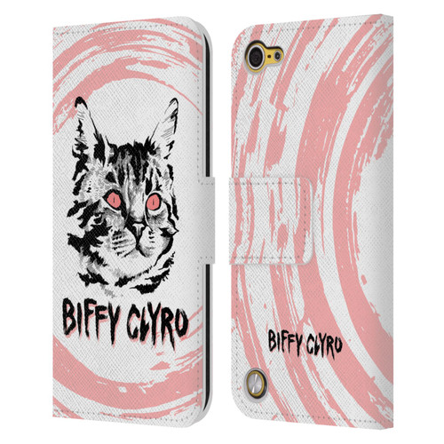 Biffy Clyro Graphics Cat Leather Book Wallet Case Cover For Apple iPod Touch 5G 5th Gen