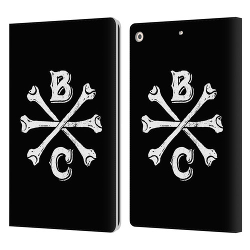 Biffy Clyro Graphics Bones Logo Leather Book Wallet Case Cover For Apple iPad 10.2 2019/2020/2021