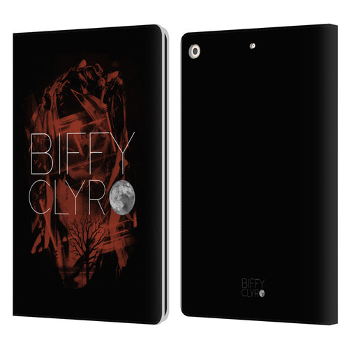 Biffy Clyro Graphics Red Leather Book Wallet Case Cover For Apple iPad 10.2 2019/2020/2021