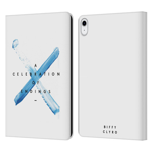 Biffy Clyro Graphics A Celebration Of Endings Leather Book Wallet Case Cover For Apple iPad 10.9 (2022)
