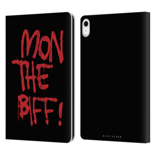 Biffy Clyro Graphics Mon The Biff Leather Book Wallet Case Cover For Apple iPad 10.9 (2022)
