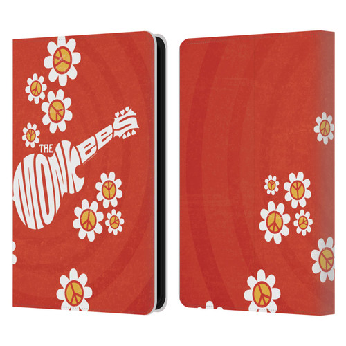 The Monkees Graphics Pattern In Red Leather Book Wallet Case Cover For Amazon Kindle 11th Gen 6in 2022