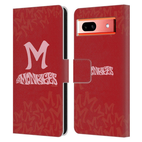 The Monkees Graphics Logotype Leather Book Wallet Case Cover For Google Pixel 7a